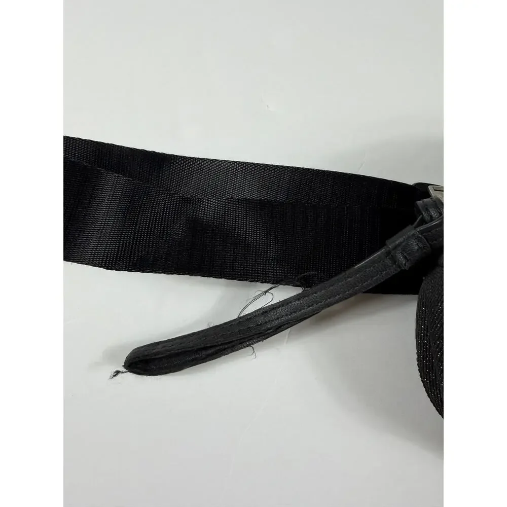 Ivivva by Lululemon Round Off Black Shimmer Crossbody Belt Bag Wristlet OS
